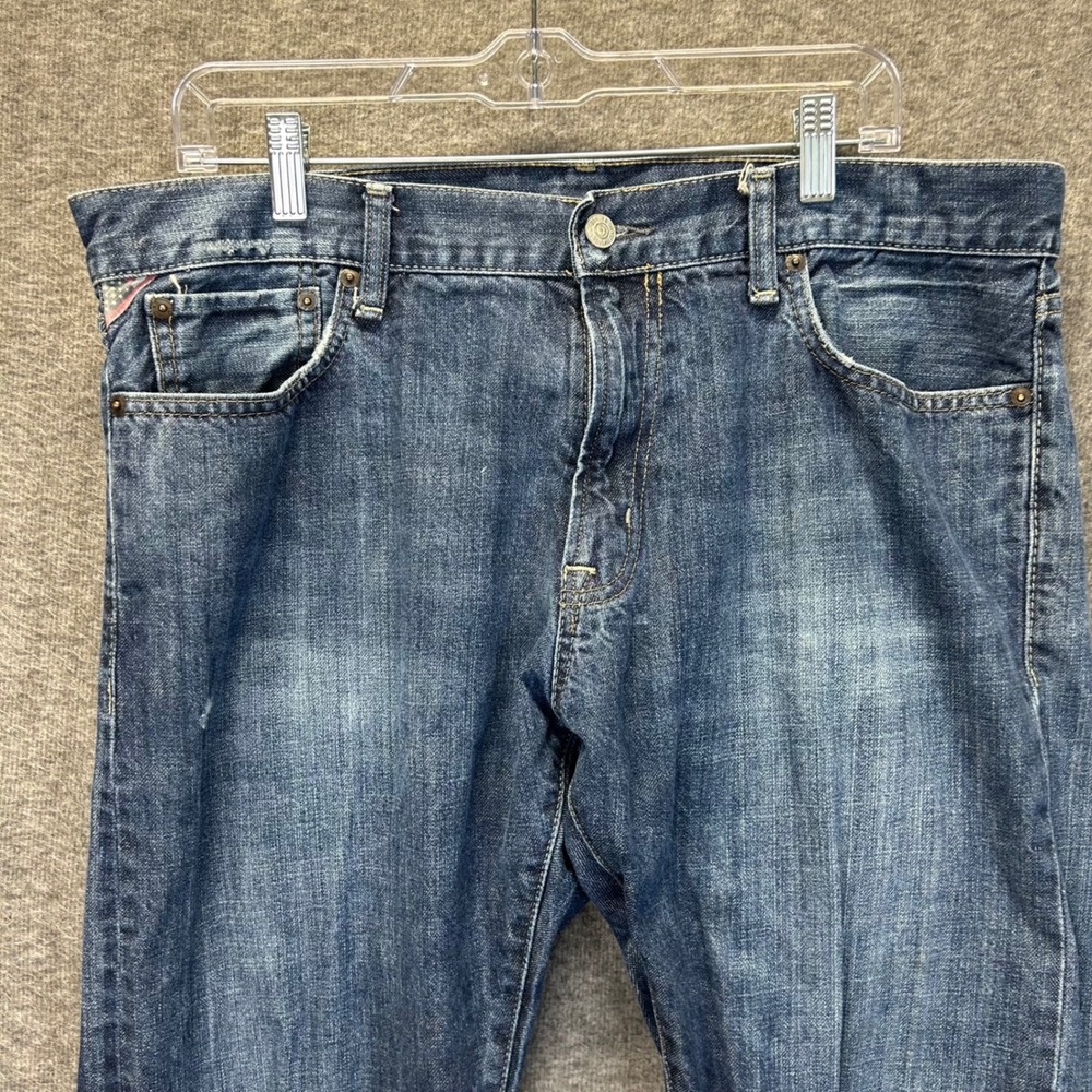 Denim & Supply Ralph Lauren Mens Straight Leg Jeans Blue Medium Wash 36x32